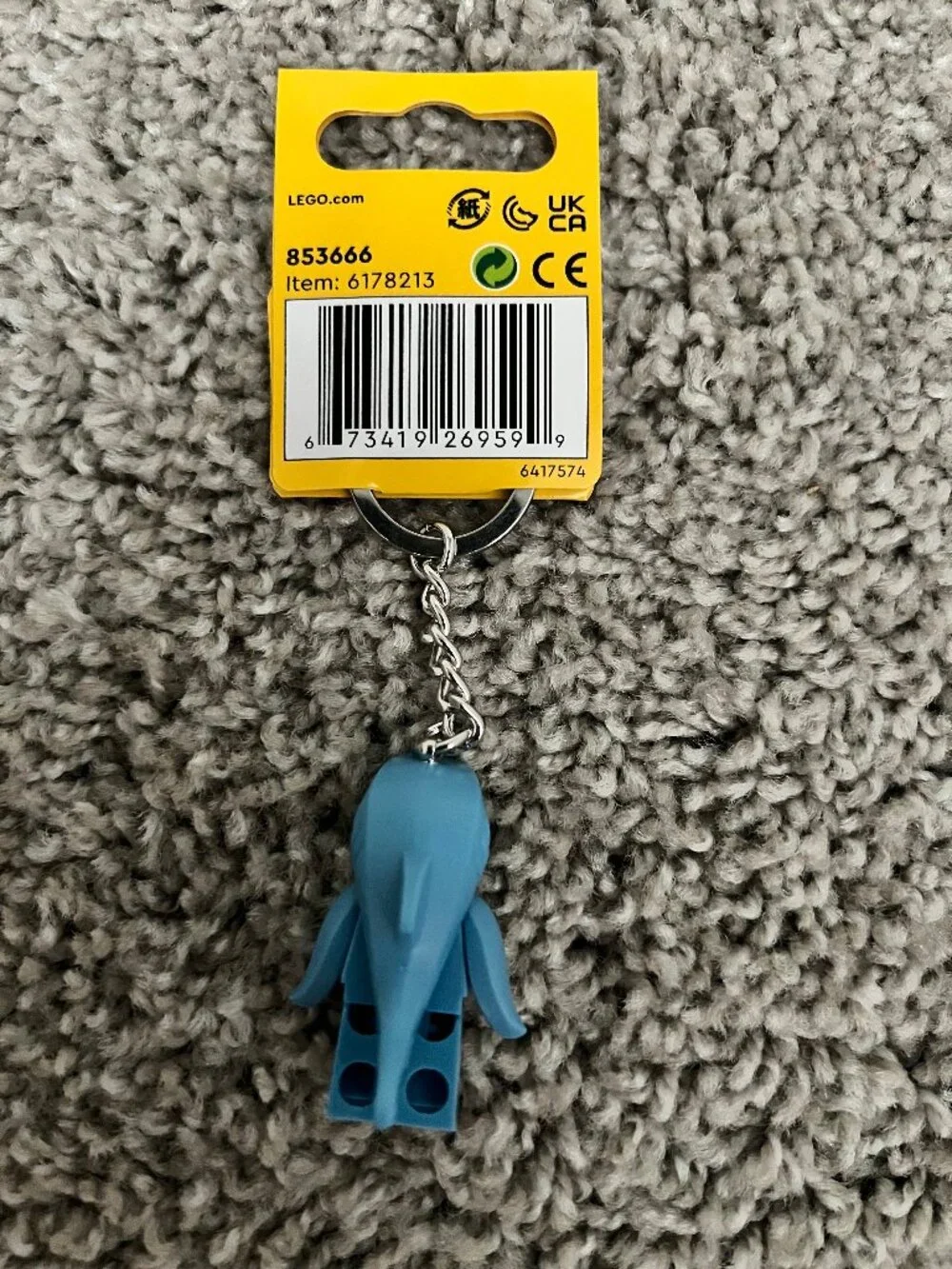 Lego Shark Suit Guy Key Chain - Picture 3 of 3